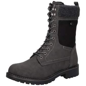 Charmosa Schnürstiefelette in grau