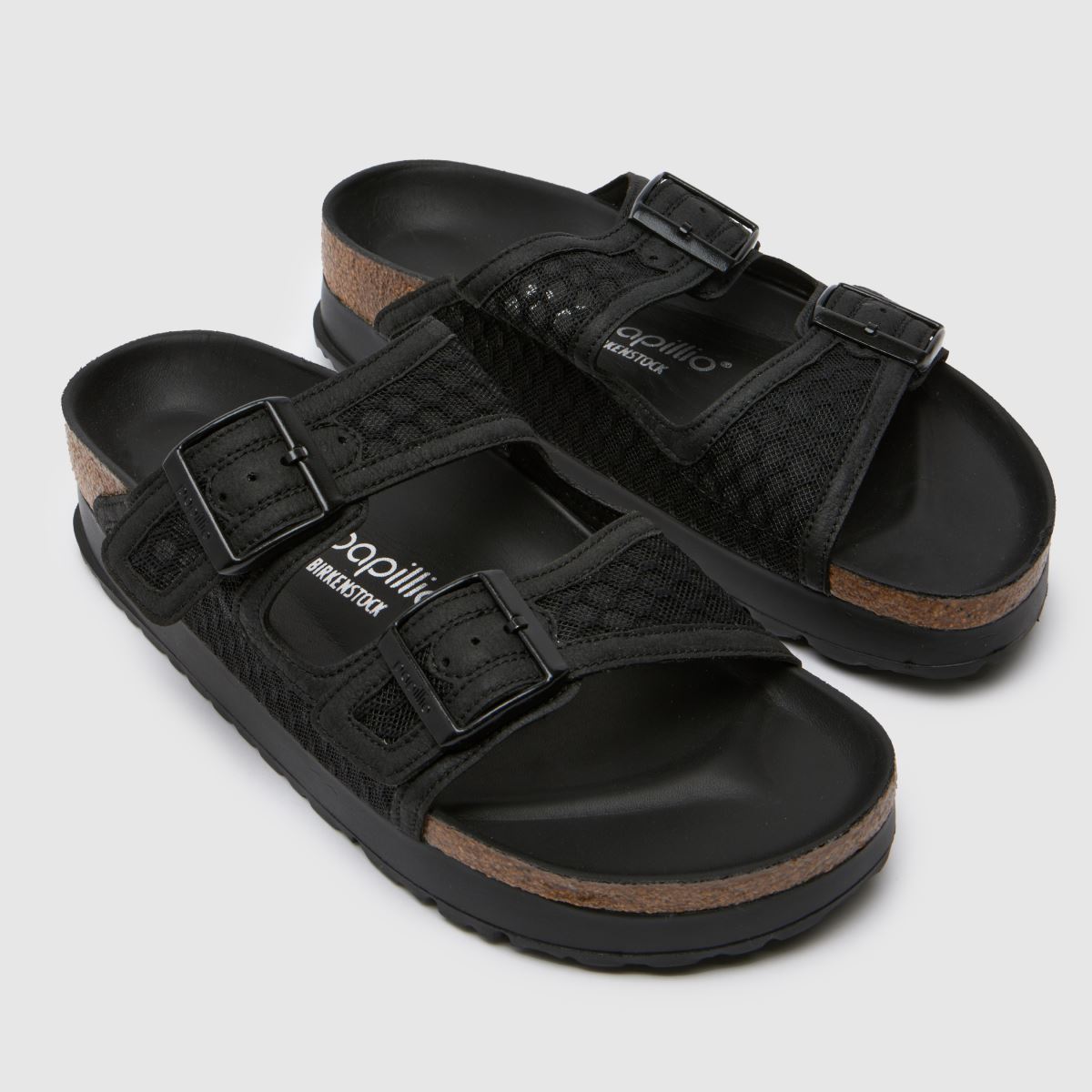 BIRKENSTOCK – Arizona – Svarta papillio-sandaler