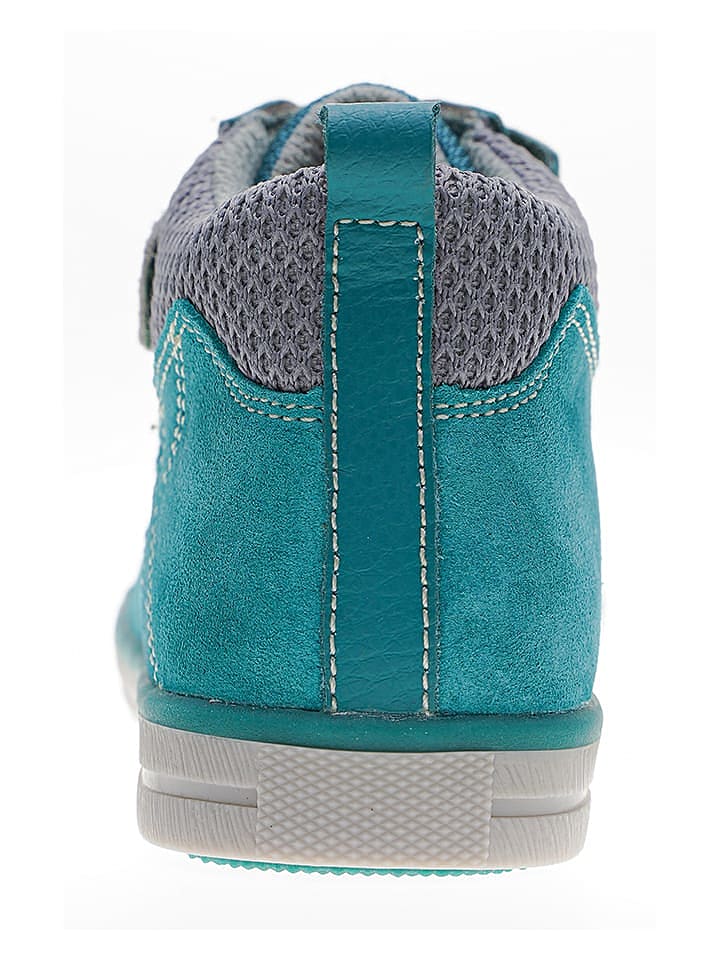 lamino Leder-Sneakers in Türkis günstig kaufen 32