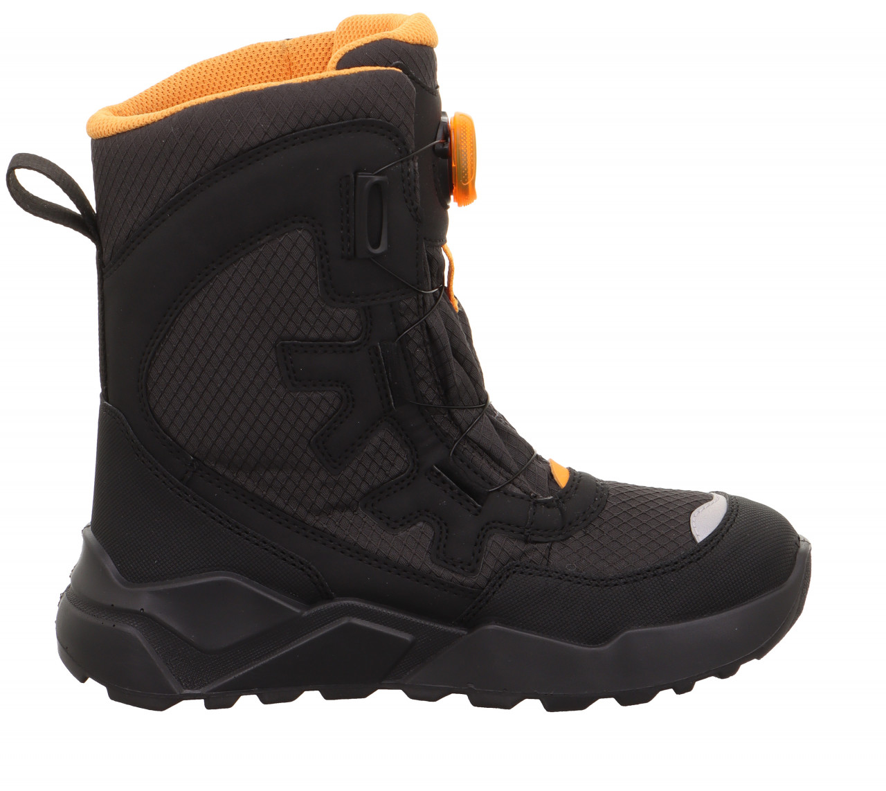 ROCKET - Schwarz/Orange Stiefel mit BOA® Drehverschluss