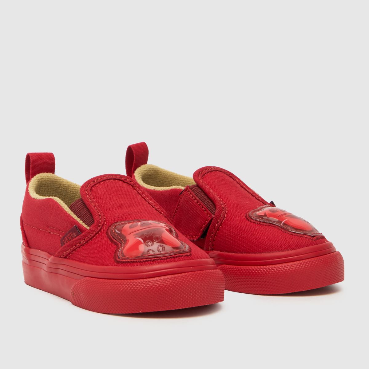 Vans röda slip-on v haribo småbarnsskor