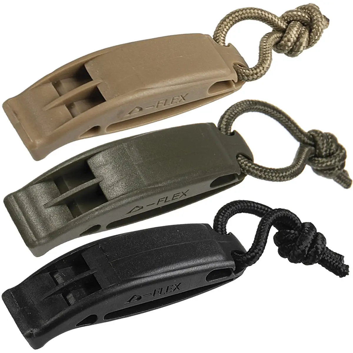 Signalpfeife Tactical Molle 2er Pack versch. Farben