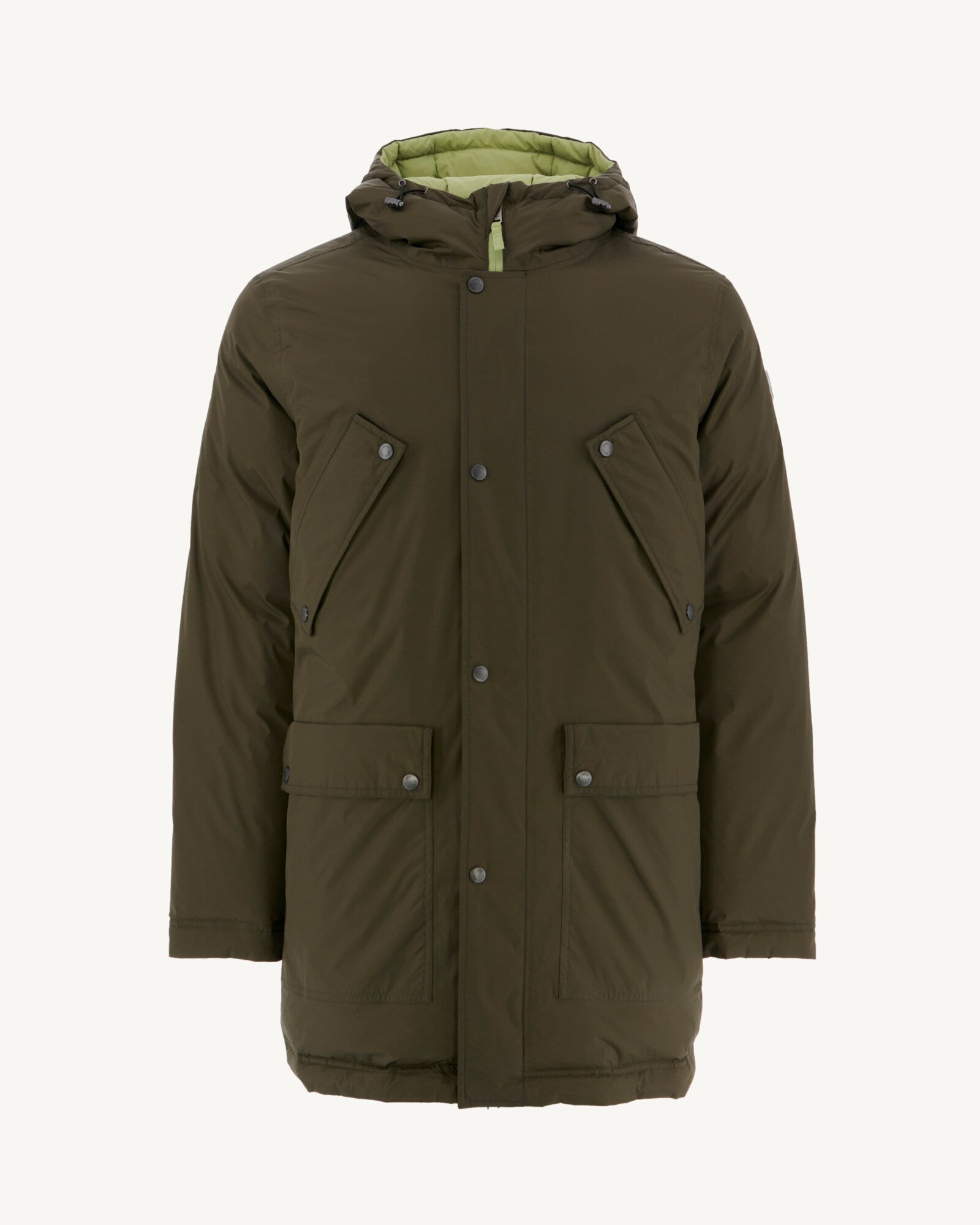 Parka réversible à capuche Grand Froid Army/Lichen Hamilton
