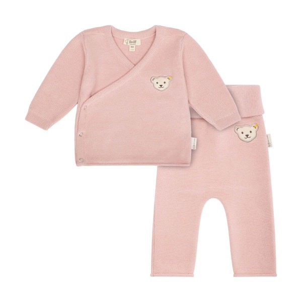 Set Hose + Wickeljacke GOTS, rosa