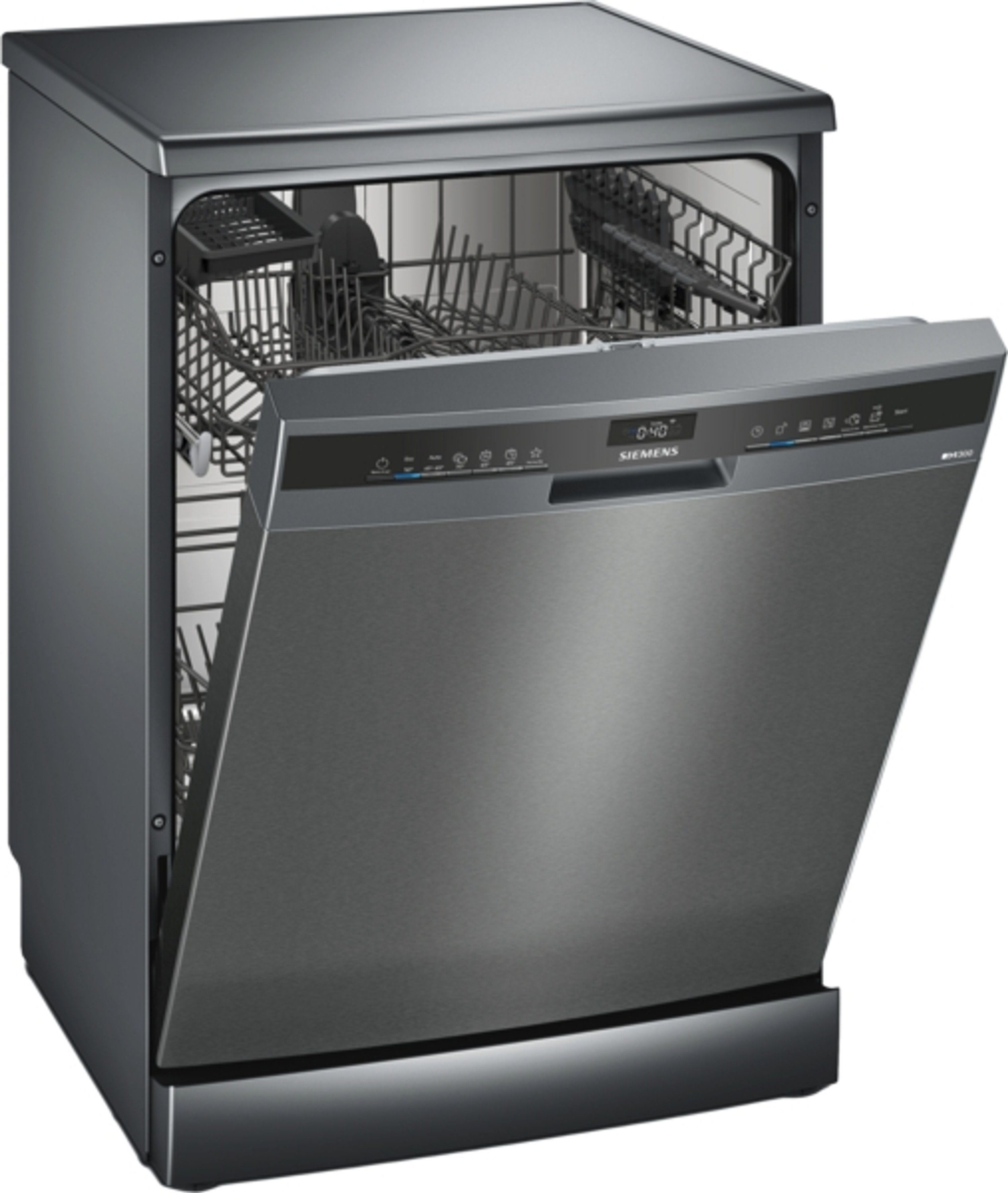 SIEMENS Standgeschirrspüler iQ300, SN23HC60AE, 9.5 l, 13 Maßgedecke, XXL-Gerät, Home Connect, Halbe Beladung