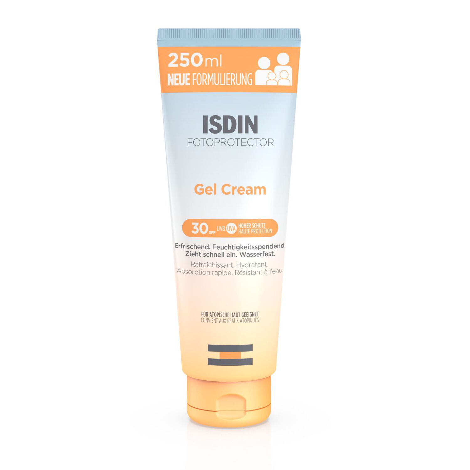Isdin Gel Cream Crème solaire corps SPF30 250ml