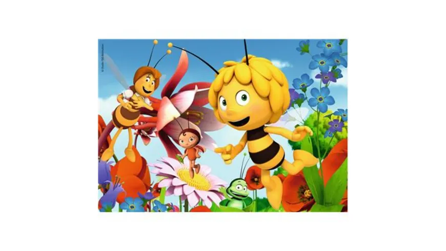 Ravensburger Puzzle - Biene Maja auf der Blumenwiese, 2x12 Teile