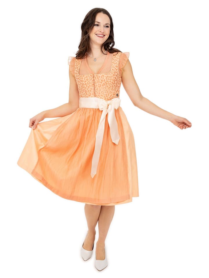 MarJo Midi Dirndl INSINGEN in pink günstig kaufen