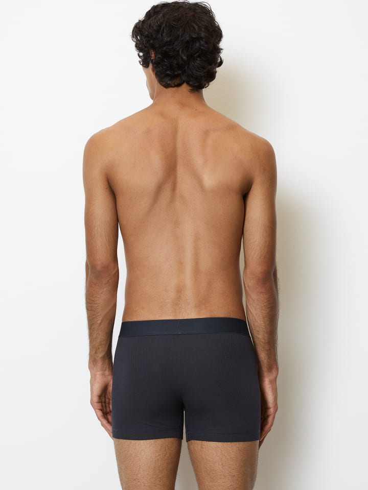 Marc O'Polo Retro Boxer Iconic Rib in Blau günstig kaufen