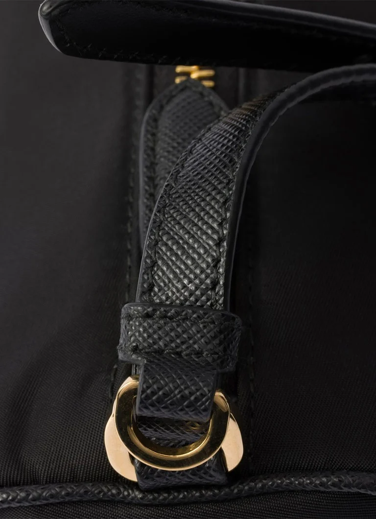 Prada Re-Nylon shoulder bag with leather details