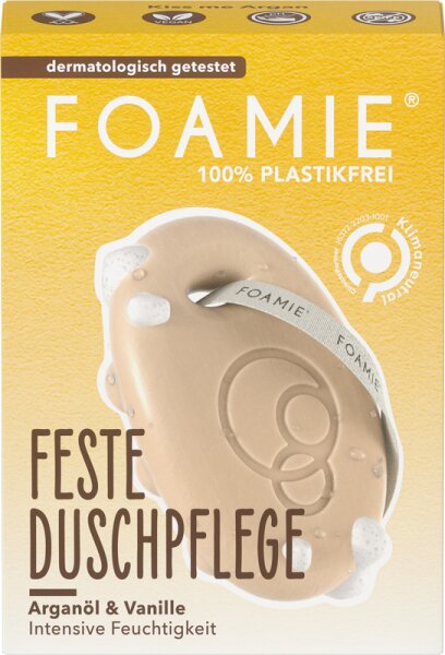 Foamie Feste Duschpflege Kiss Me Argan Festes Duschgel