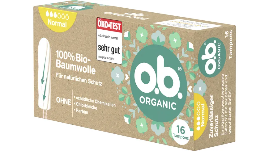 o.b. Organic Tampons Normal