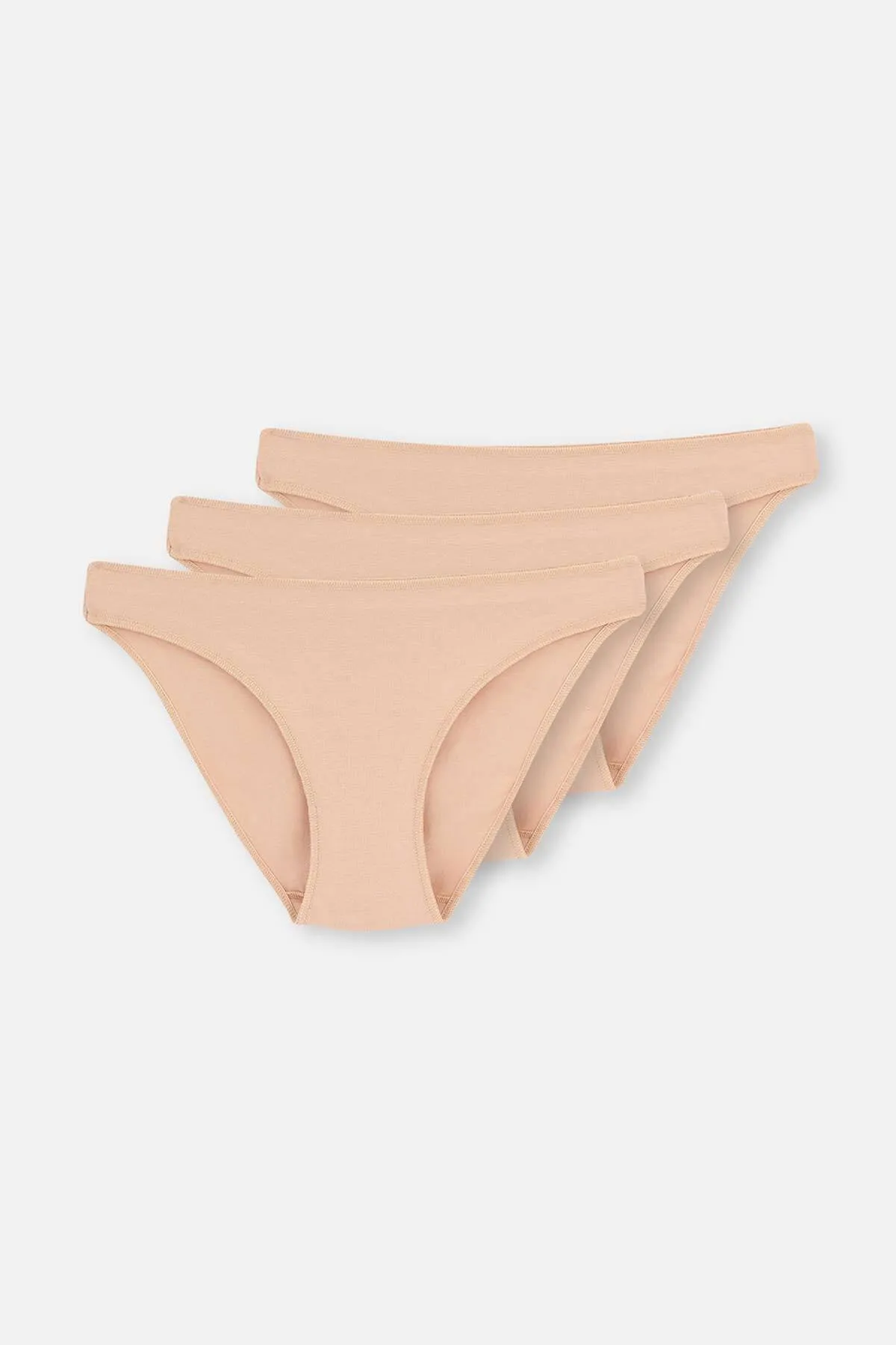 Dagi  Skin 3-teiliges, spurloses Slip-Höschen für Damen mit niedriger Taille