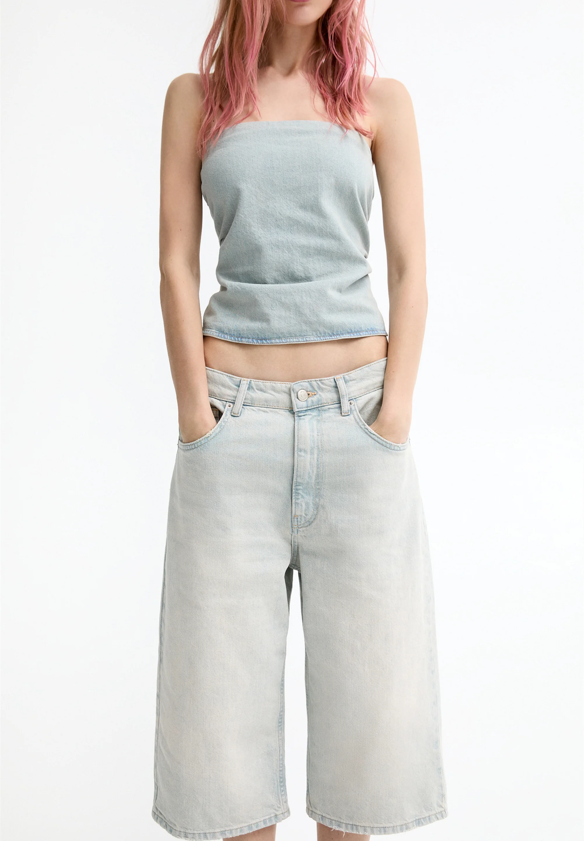 Pantalones cortos vaqueros PULL&BEAR