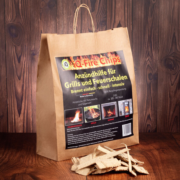 Feuer-Chips Vorratspackung