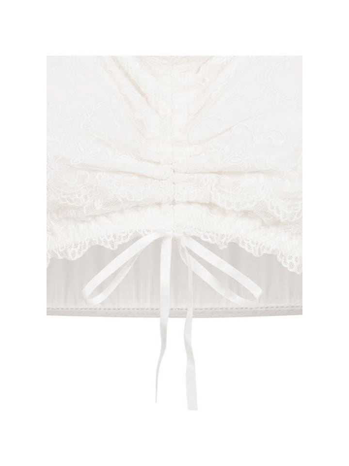 Nübler Dirndlbluse Kurzarm Lisa in Creme günstig kaufen