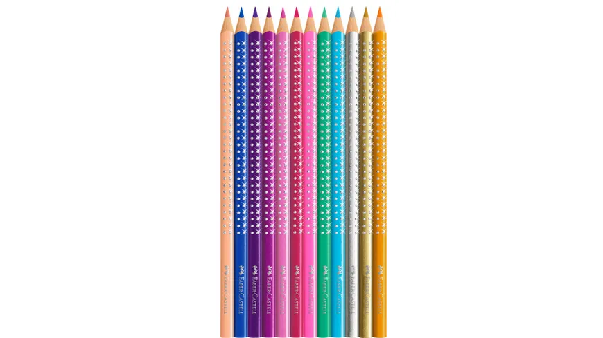 FABER-CASTELL Buntstifte Sparkle 12er Etui
