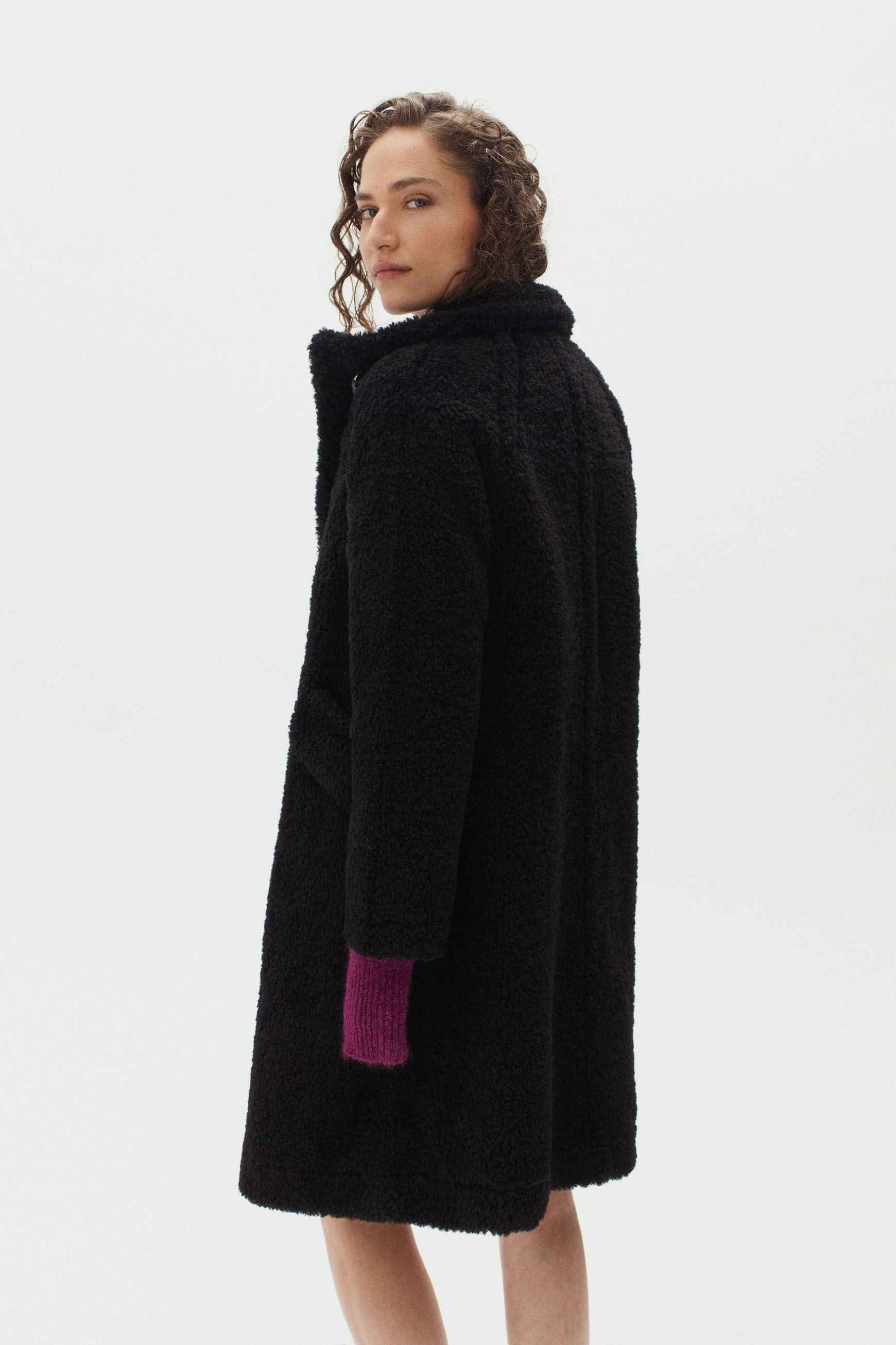 manteau sigrid noir femme