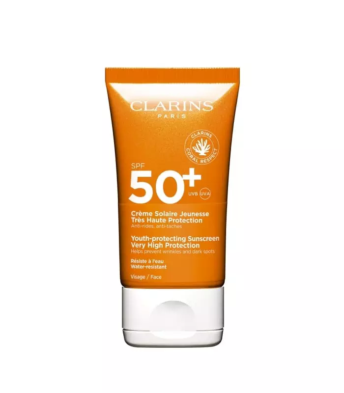 CRÈME SOLAIRE JEUNESSE TRÈS HAUTE PROTECTION VISAGE SPF50+ Crème Solaire Anti-rides, anti-taches