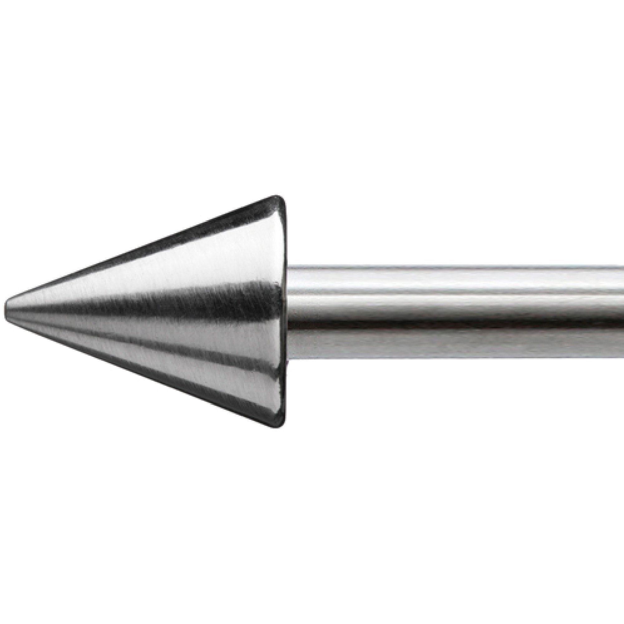 Gardinenstange Edelstahl Stilgarnitur Set, Bestlivings, Ø 19 mm, 1-läufig, ausziehbar, verschraubt, Edelstahl, Edelstahl Vorhangstange, Stilgarnitur für Gardine, Vorhang