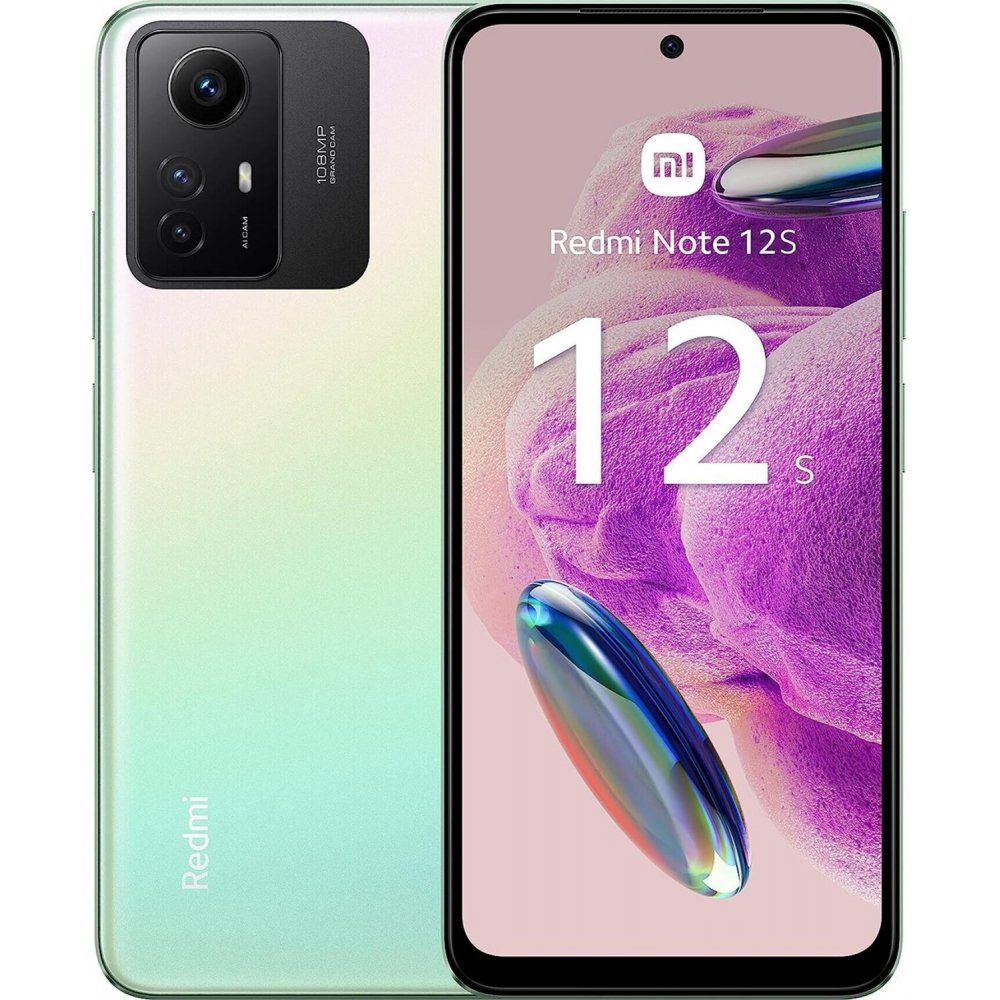 Xiaomi Redmi Note 12S 256 GB / 8 GB - Smartphone - pearl green Smartphone (6,4 Zoll, 256 GB Speicherplatz)