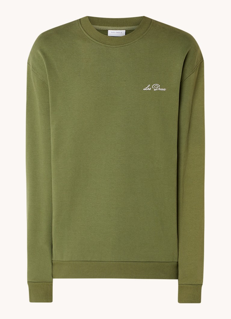 Tricou din două piese cu logo brodat