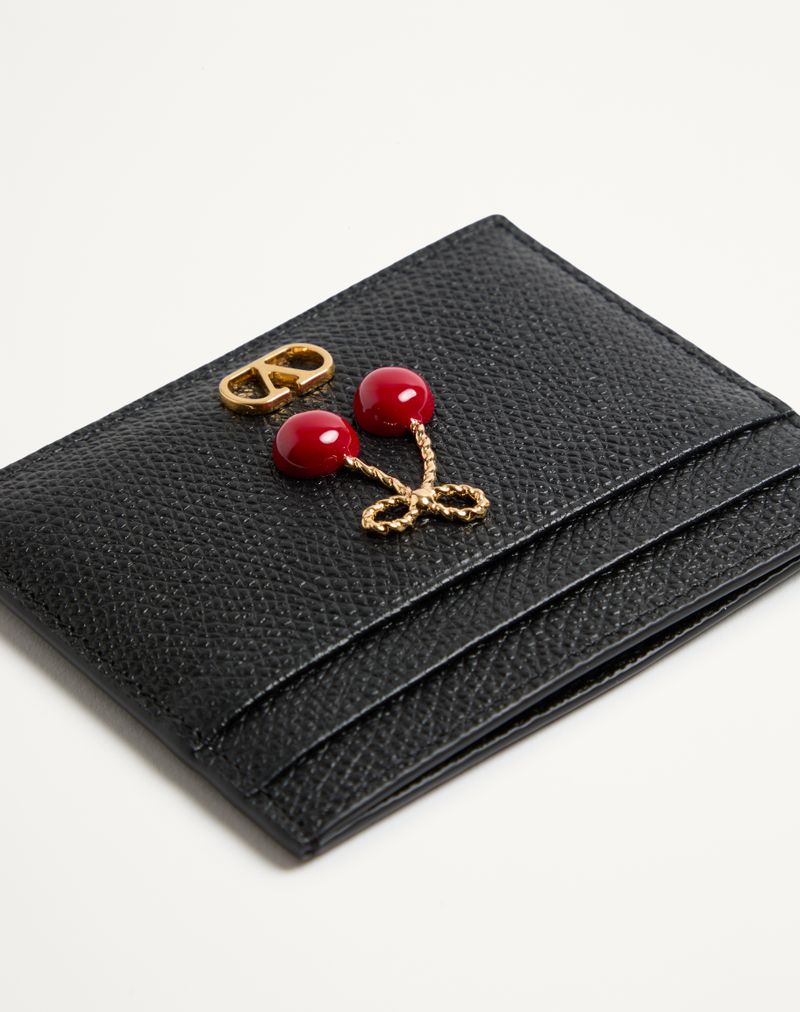 Cherryfic Kortholder i Granat Kalveskind