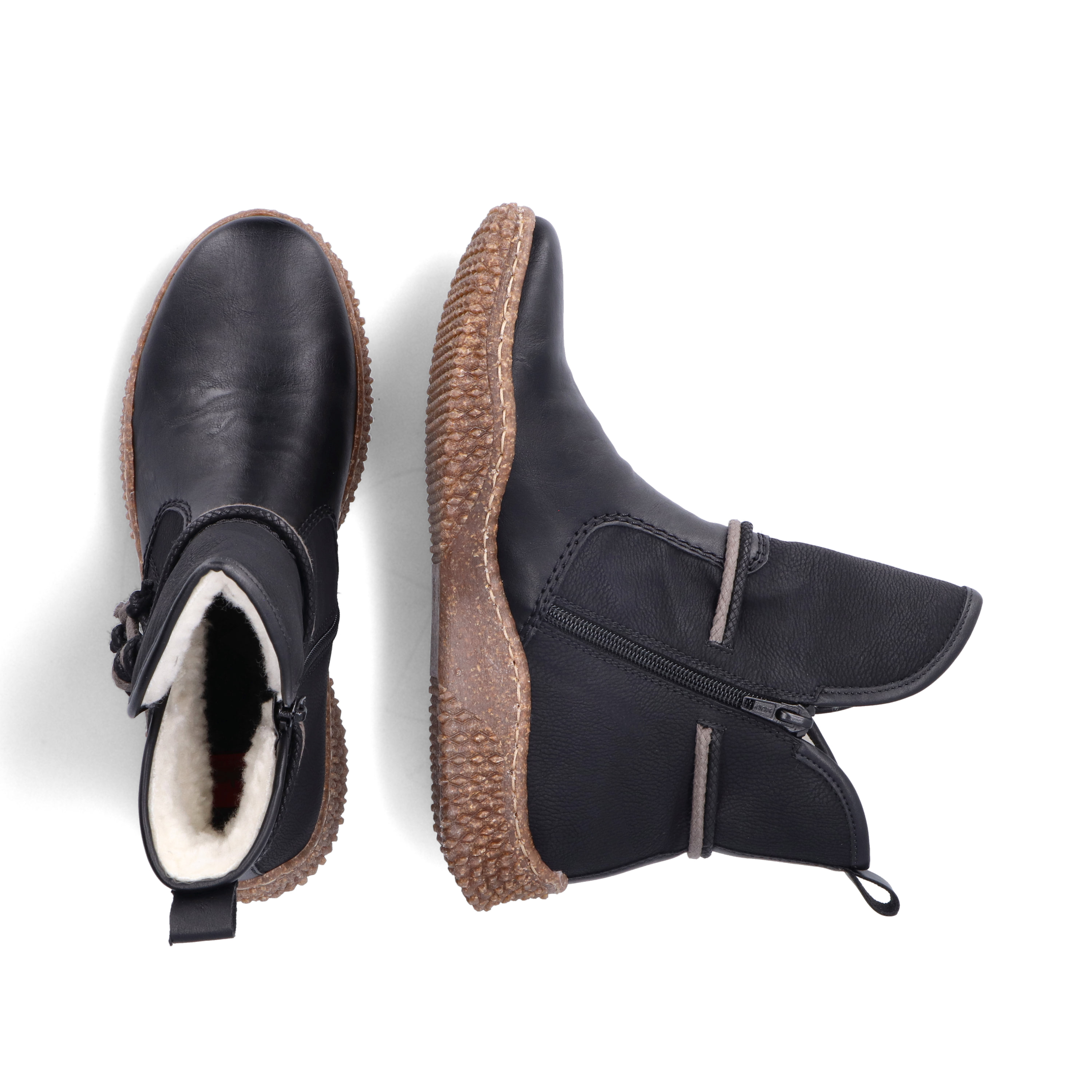 Rieker Damen Kurzstiefel tiefschwarz