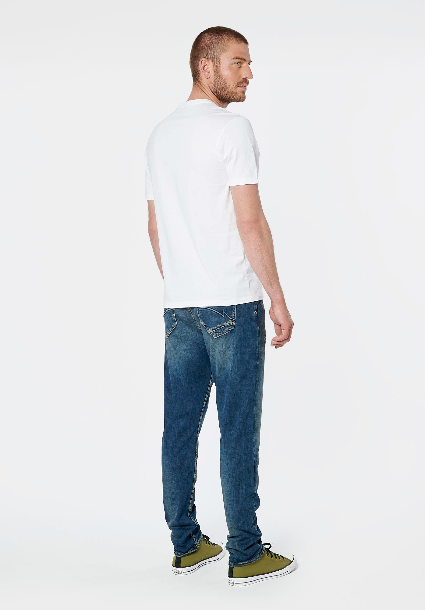 TAINT  T-shirt blanc homme 100% coton bio