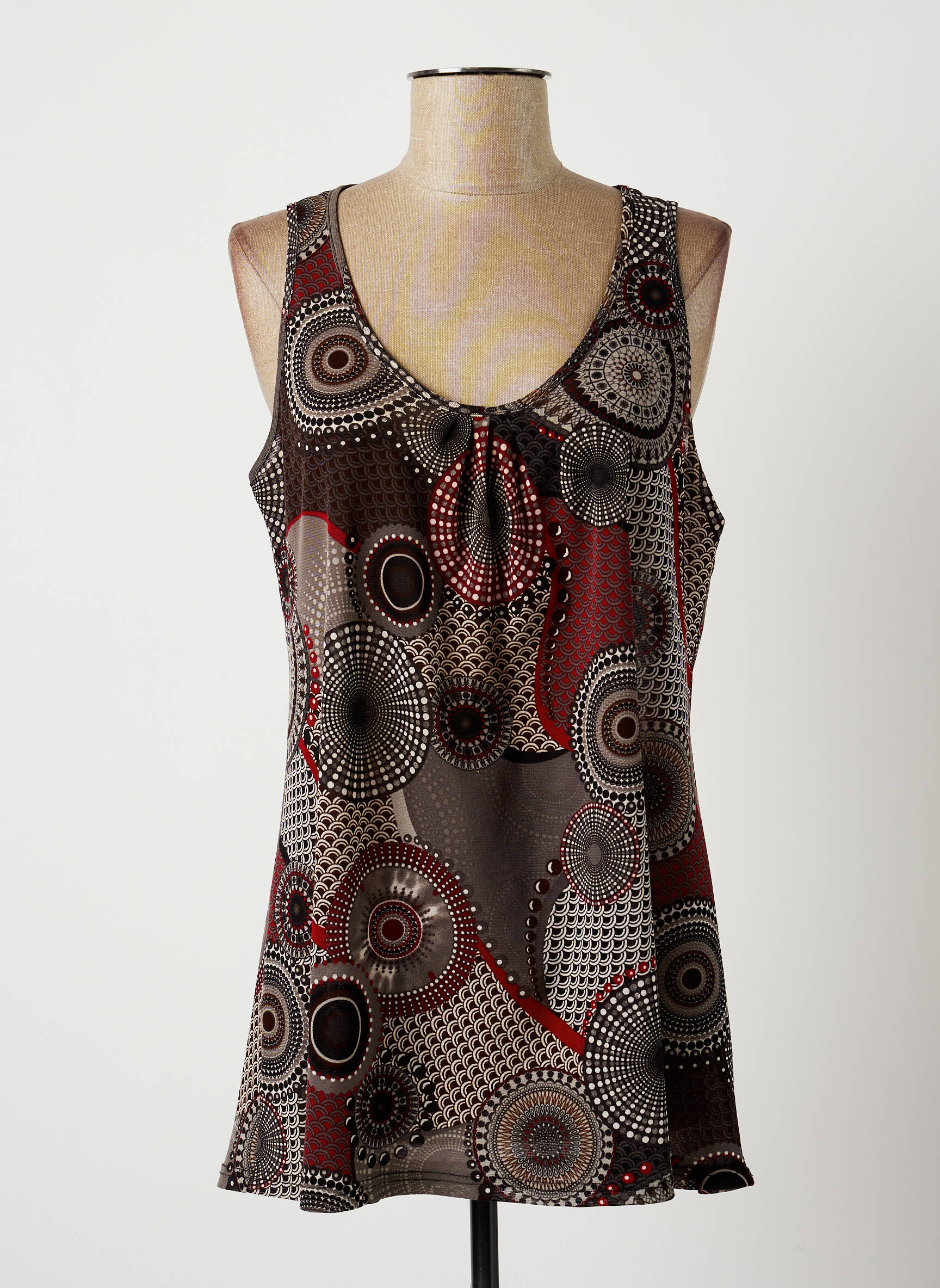 Jean Delfin Tuniquesansmanche Femme couleur gris