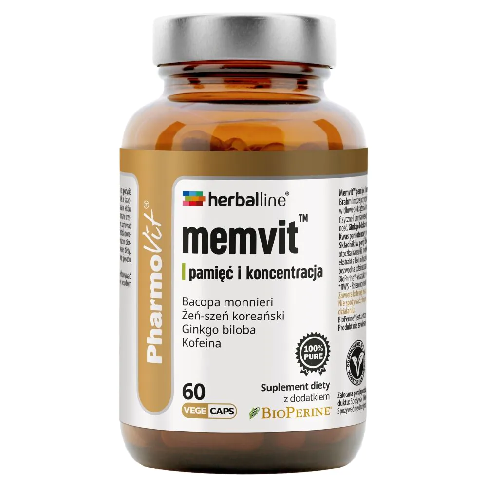 Pharmovit Memvit Συμπλήρωμα διατροφής για κάψουλες μνήμης και συγκέντρωσης