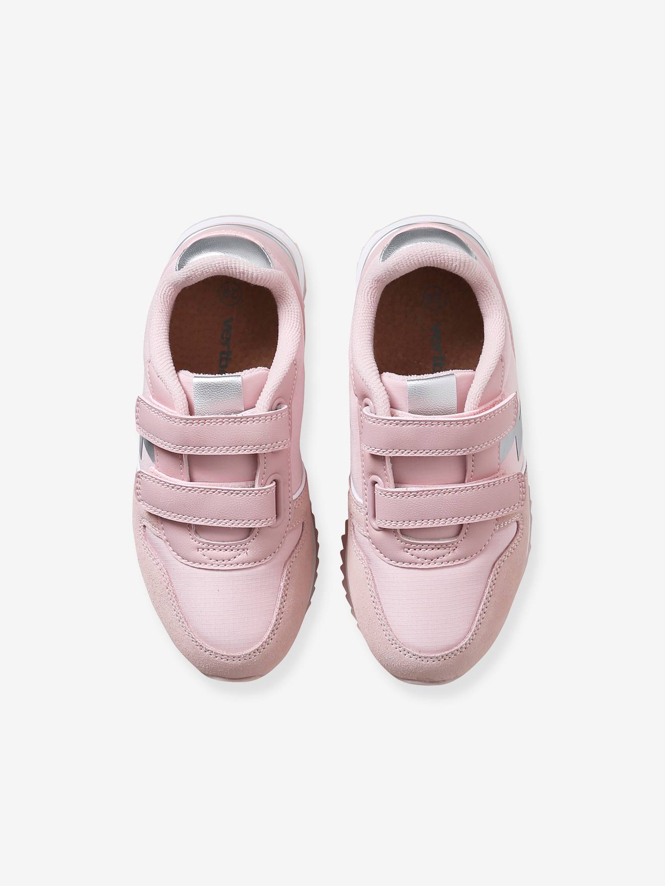 Baskets scratchées fille esprit running bordeaux
