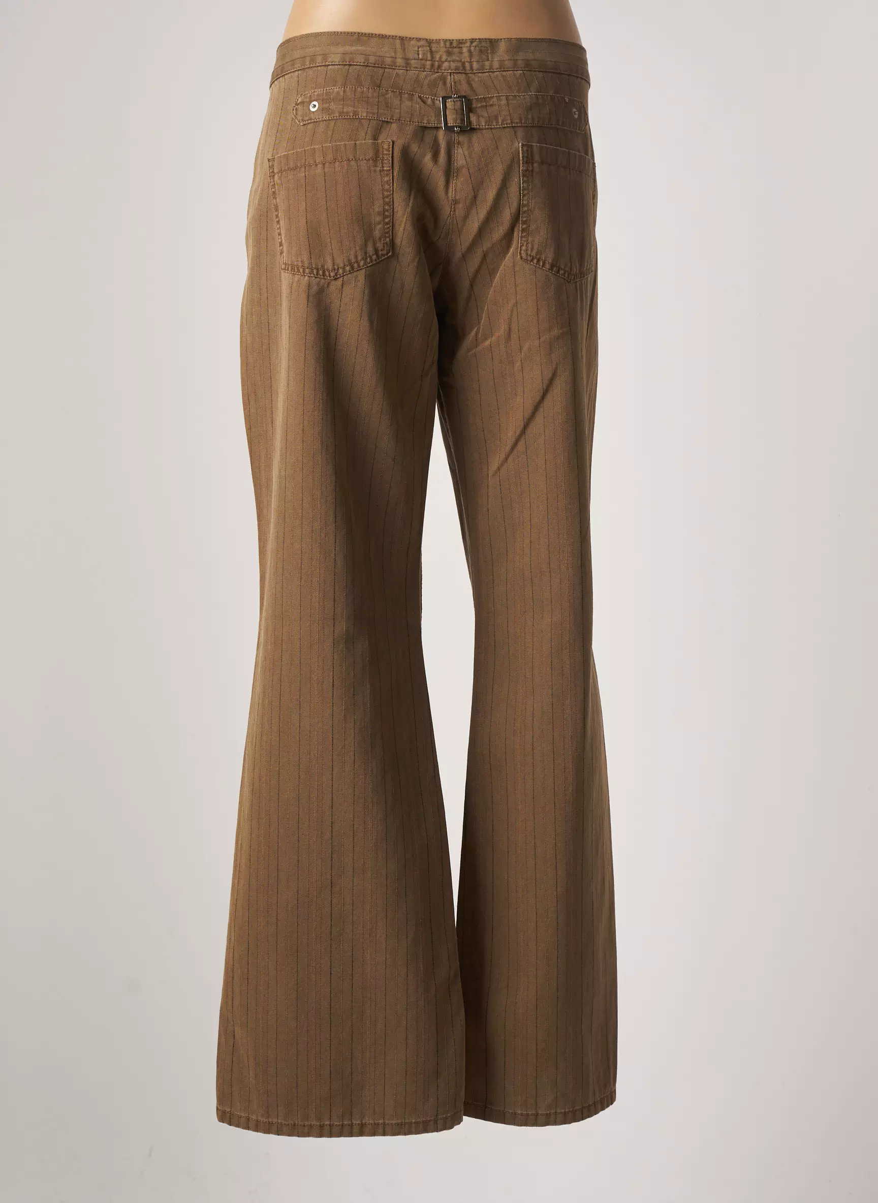 La Fee Maraboutee Pantalons Flare Femme couleur marron