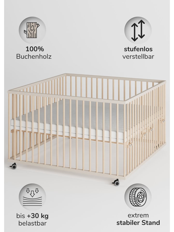 Sämann Sämann Laufgitter XXL Matratze Cloud Air sahara dust/natur Premium Kollektion günstig kaufen
