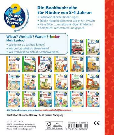 Ravensburger Wieso? Weshalb? Warum? junior, Band 37: Mein Laufrad