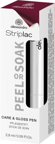 Alessandro Striplac Peel or Soak Care & Gloss Pen Nagelhautpflegestift