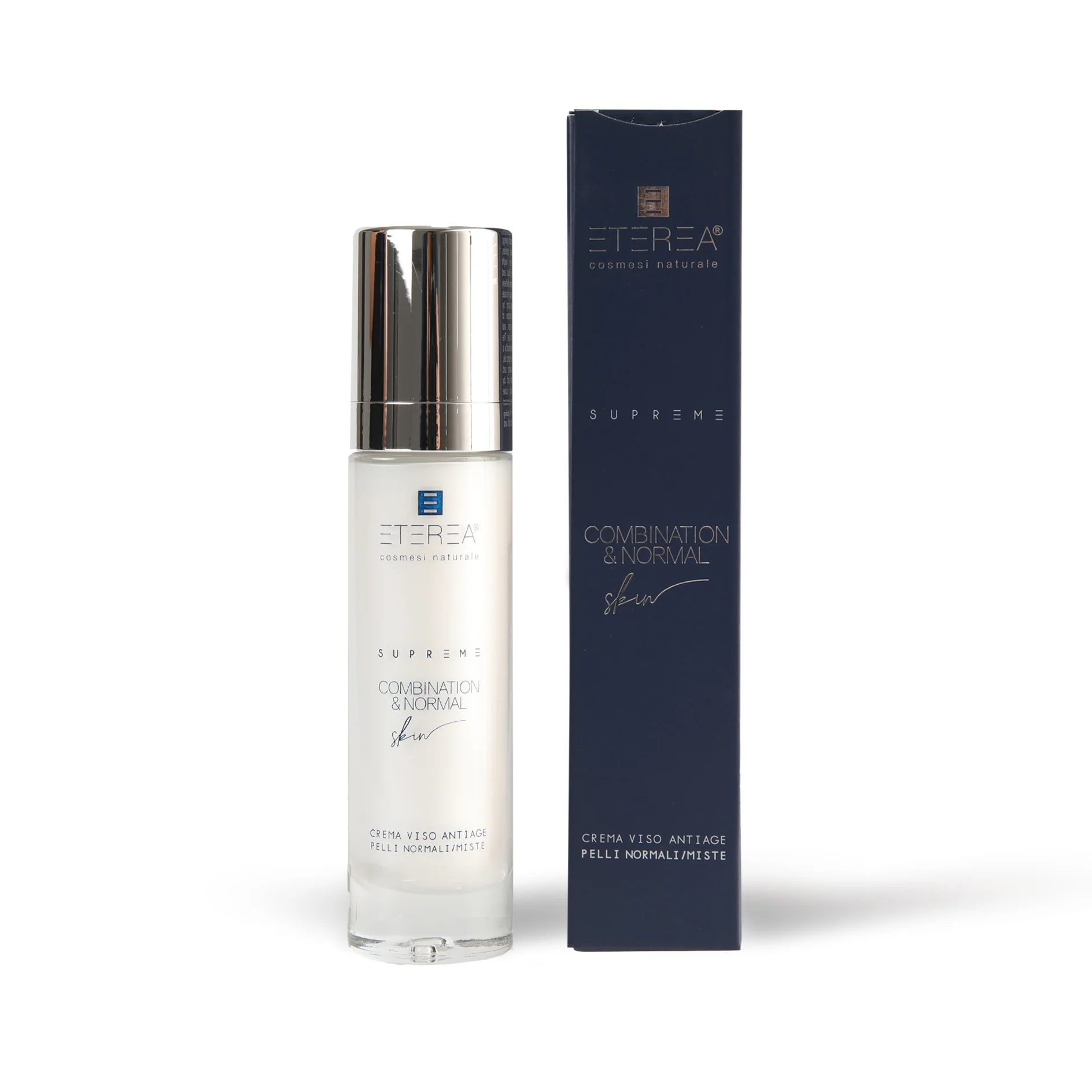 Tratamiento facial antiarrugas de 24 horas para piel mixta y normal, y tratamiento facial iluminador de 24 horas.