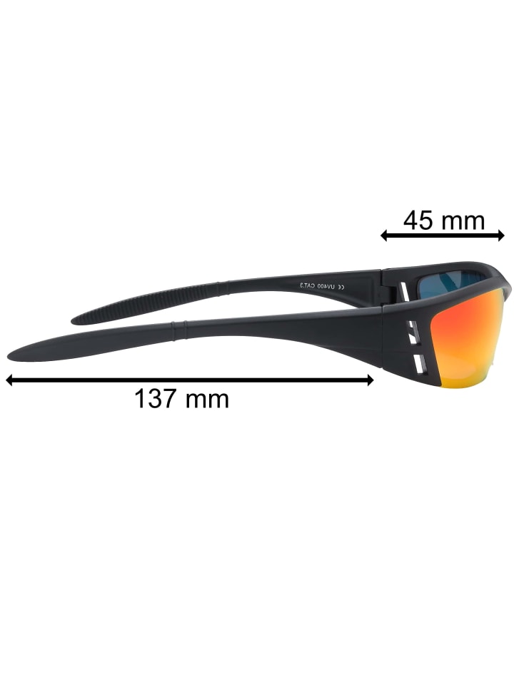BEZLIT Sport Sonnenbrille in Rot Verspiegelt günstig kaufen onesize