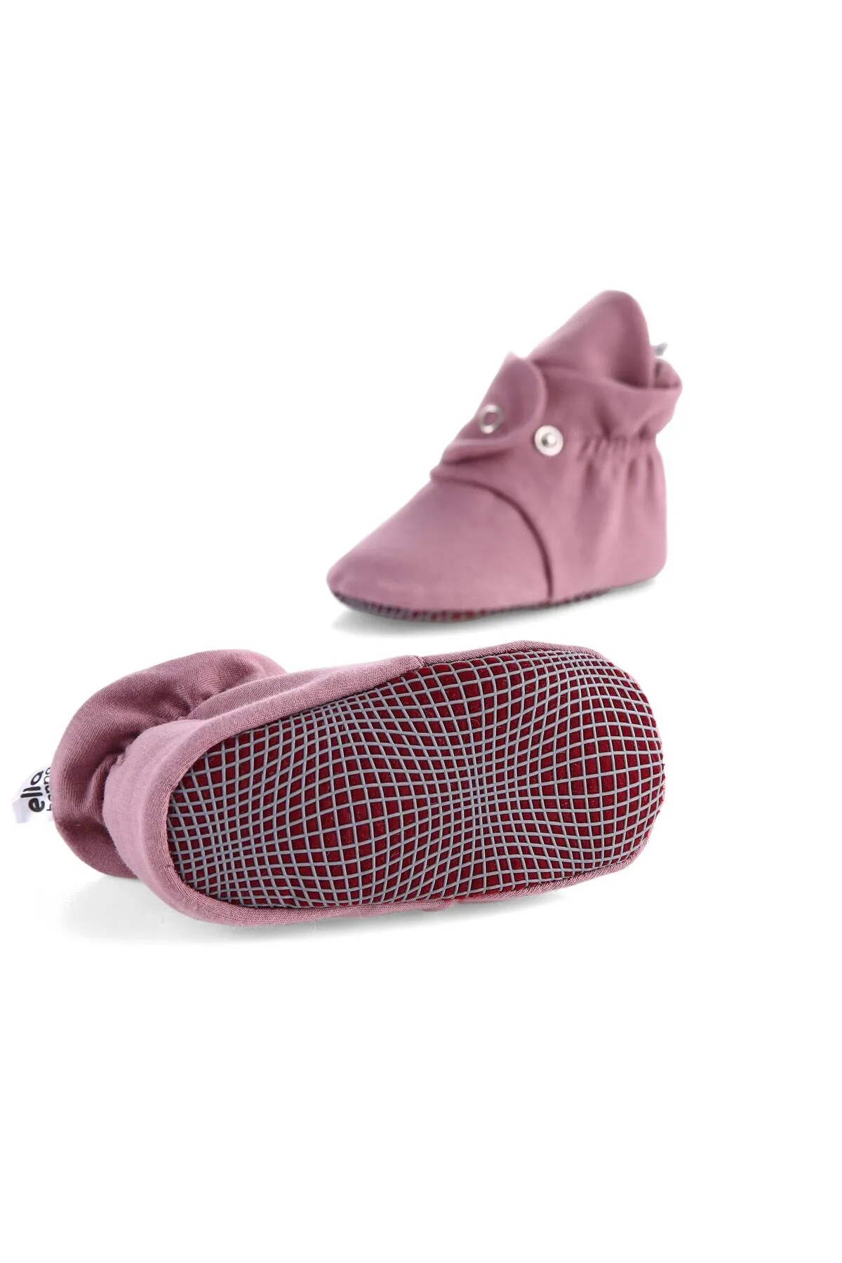 Ella Bonna  Babyschuhe aus Bio-Baumwolle, rutschfeste Sohle, Hausschuhe für Neugeborene aus Baumwolle, Heim- und Kinderzimmerschuhe