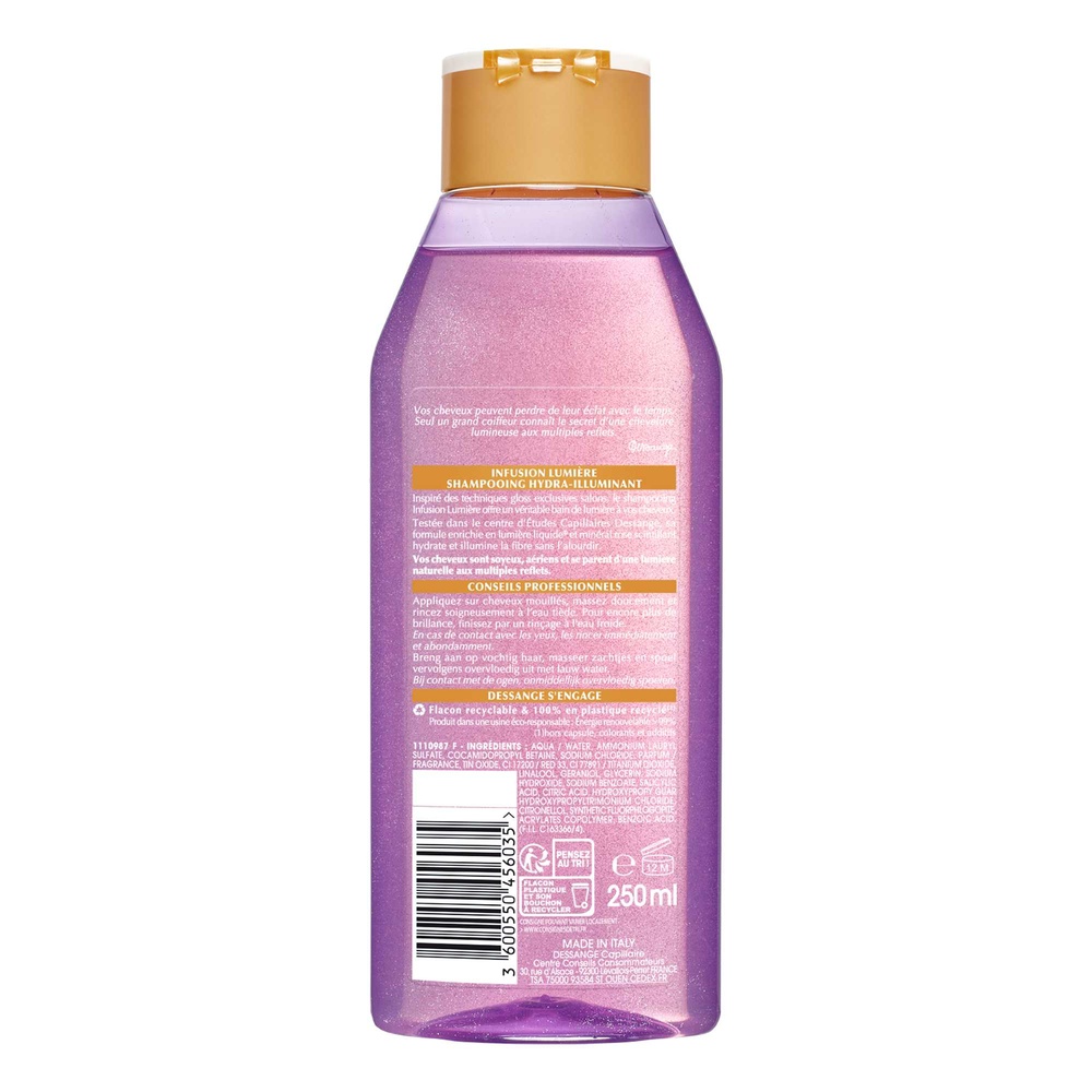 dessange Dessange Shampoing Infusion Lumière Hydra-illuminant 250ml Dessange Shampoing Infusion Lumière Hydra-illuminant