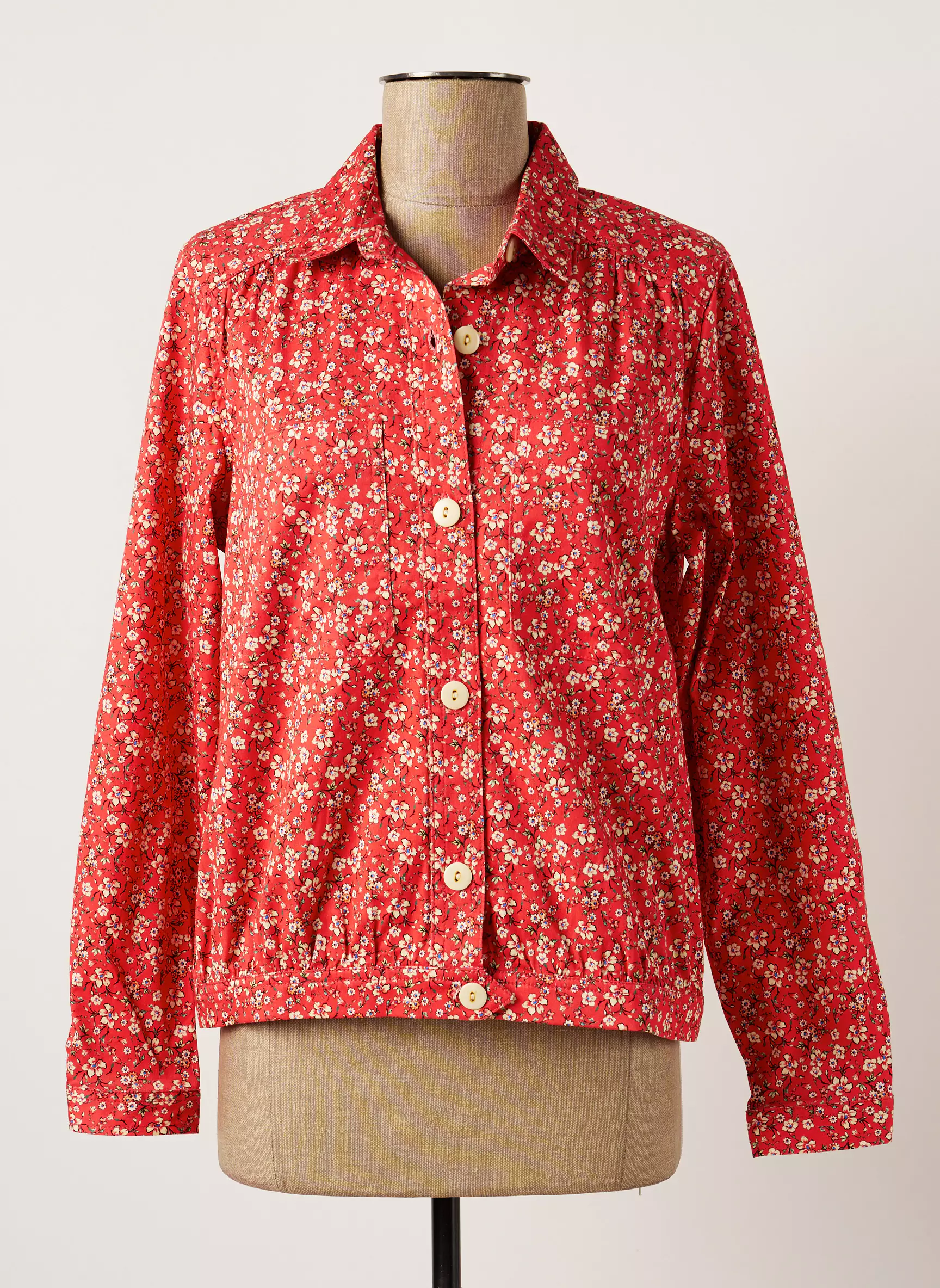 R95th Vestecasual Femme couleur rouge
