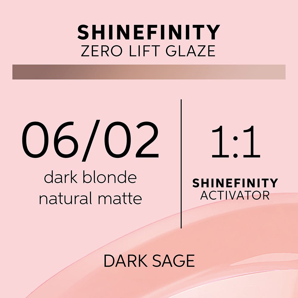 Wella Shinefinity Glaze Dark Sage 06/02 Haarfarbe 60 ml