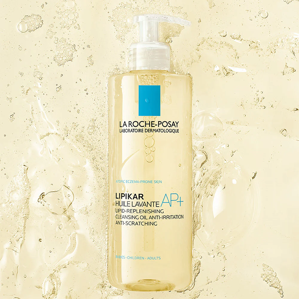 Lipikar Lipid-Refilling Cleansing Oil, Anti-Rötungen, Anti-Juckreiz – Bad und Dusche
