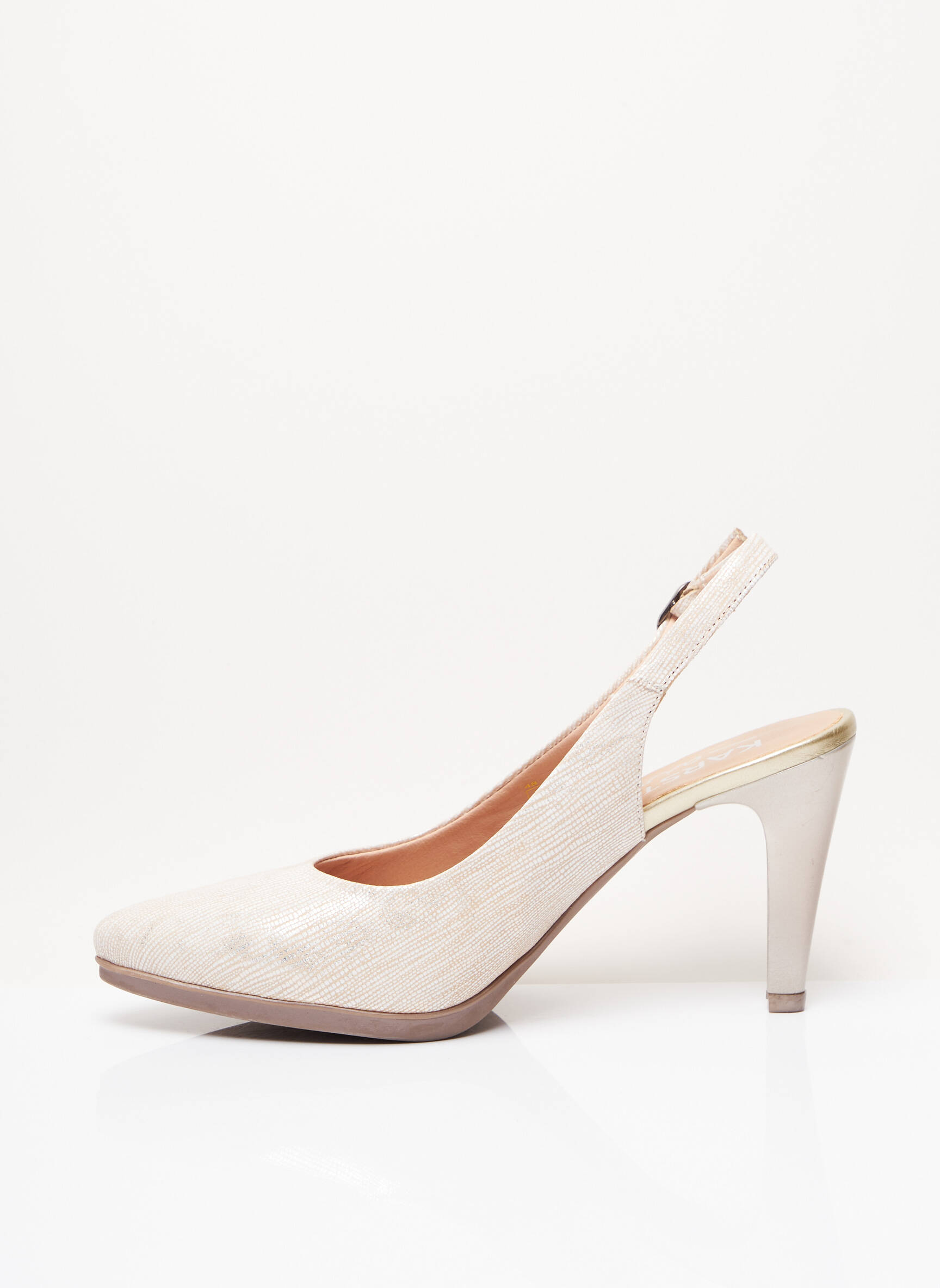 Karston Sandales Nu Pieds Femme couleur beige