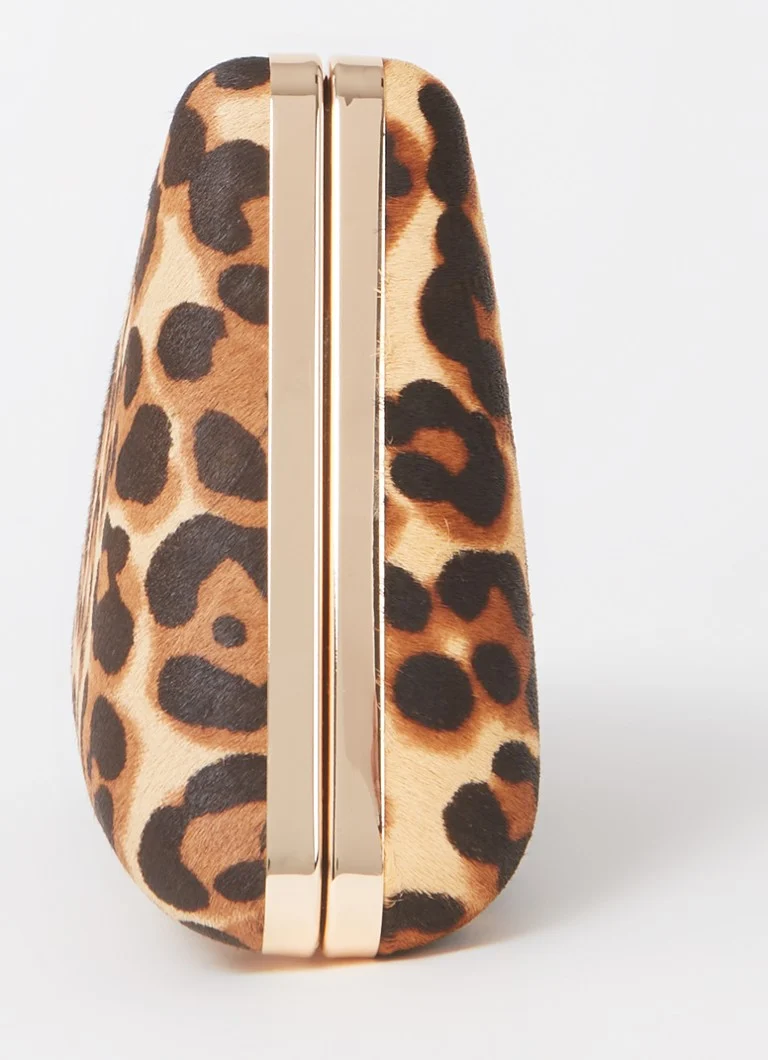 Dune London Balancing leather clutch