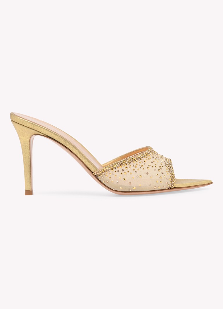 Sabot Rania Gianvito Rossi in camoscio