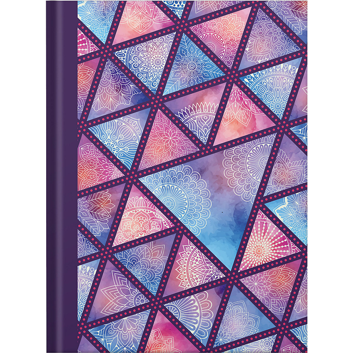 Notizbuch Indian Mandala, A5, blanko, 96 Seiten
