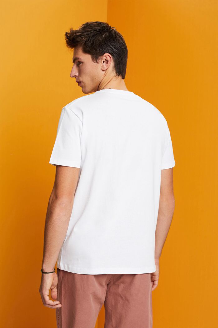 Jersey-T-Shirt mit Print , 100% Baumwolle