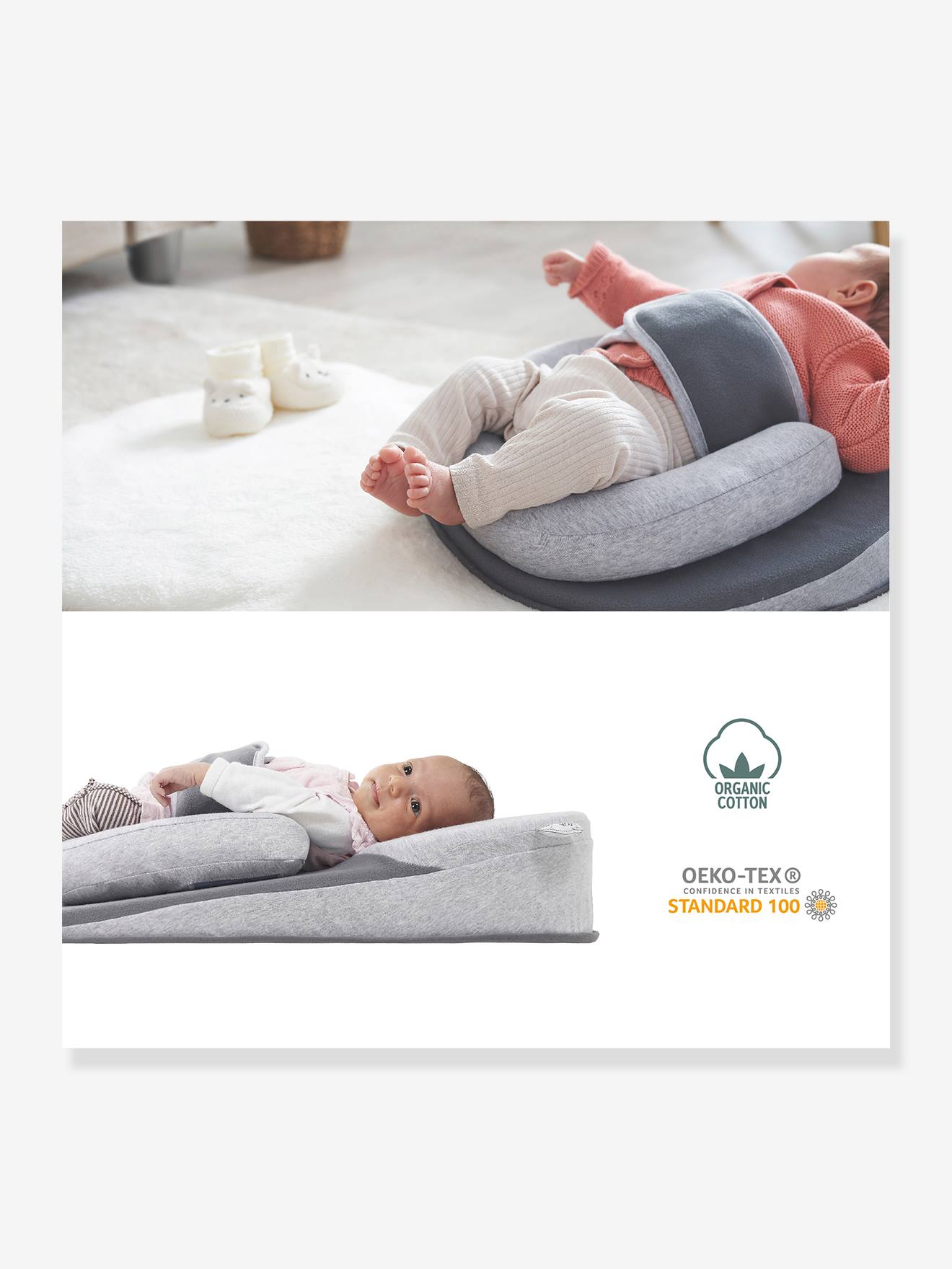 Babymoov Baby Keil-Matratze COSYDREAM+ BABYMOOV - grau/weiß