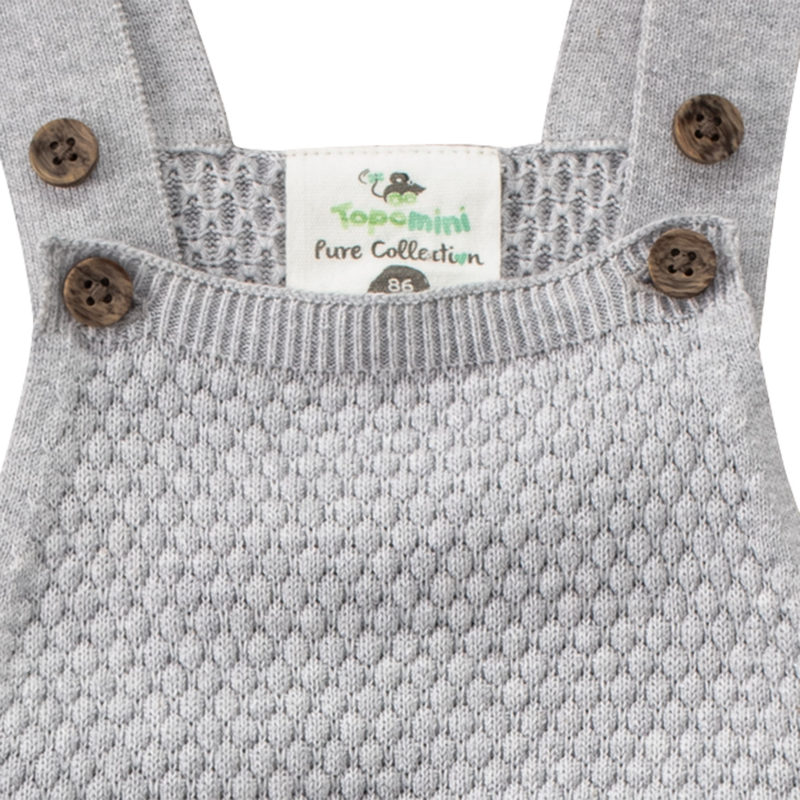 Baby Stricklatzhose mit Kängurutasche